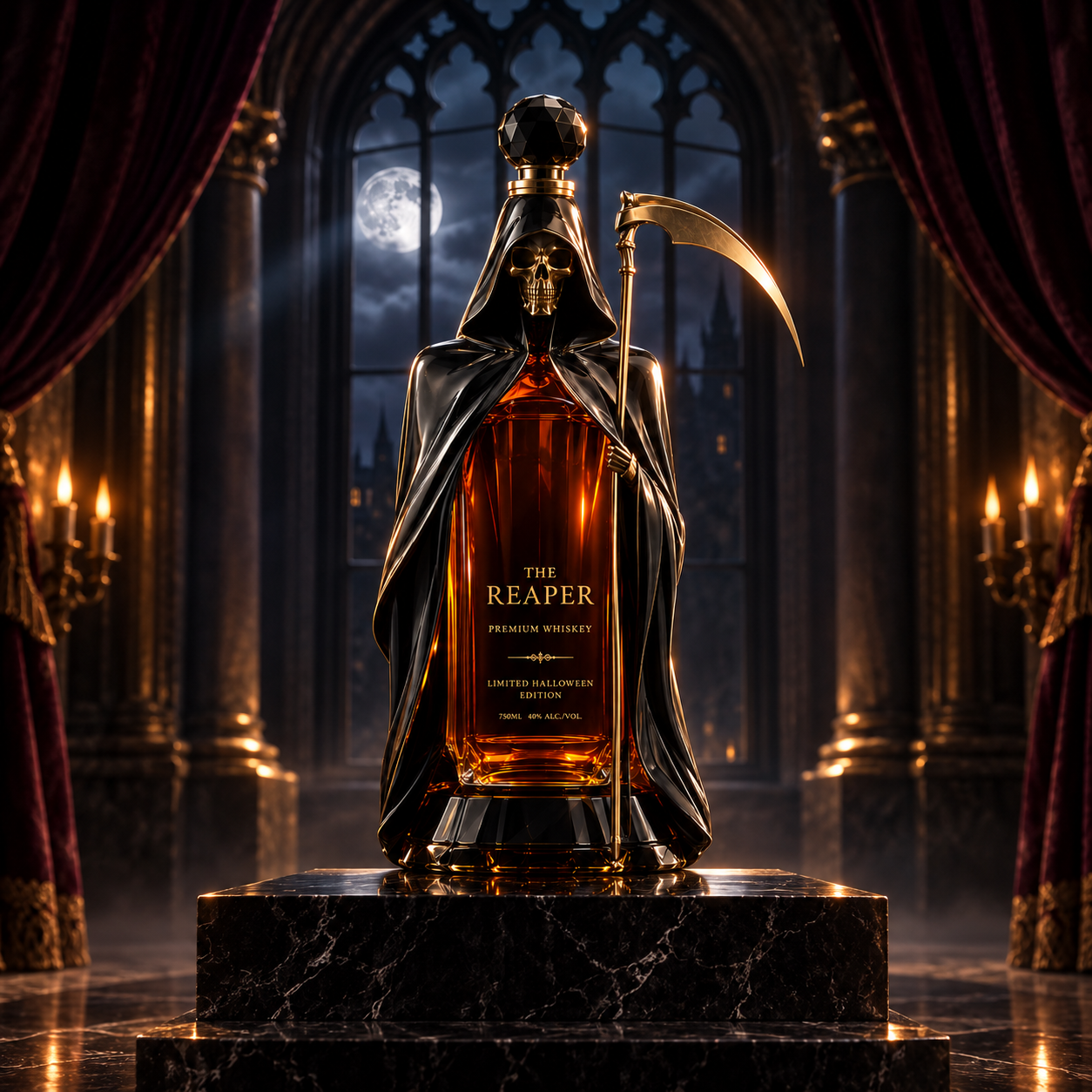 Halloween Series &ndash; Grim Reaper Wine Bottle Halloween Series &ndash; Grim Reaper Wine Bottle product view