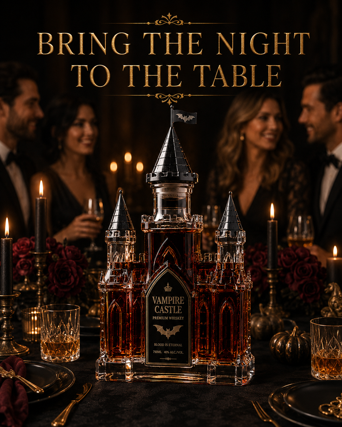 Castle Halloween Series &ndash; Castle Wine Bottle product view