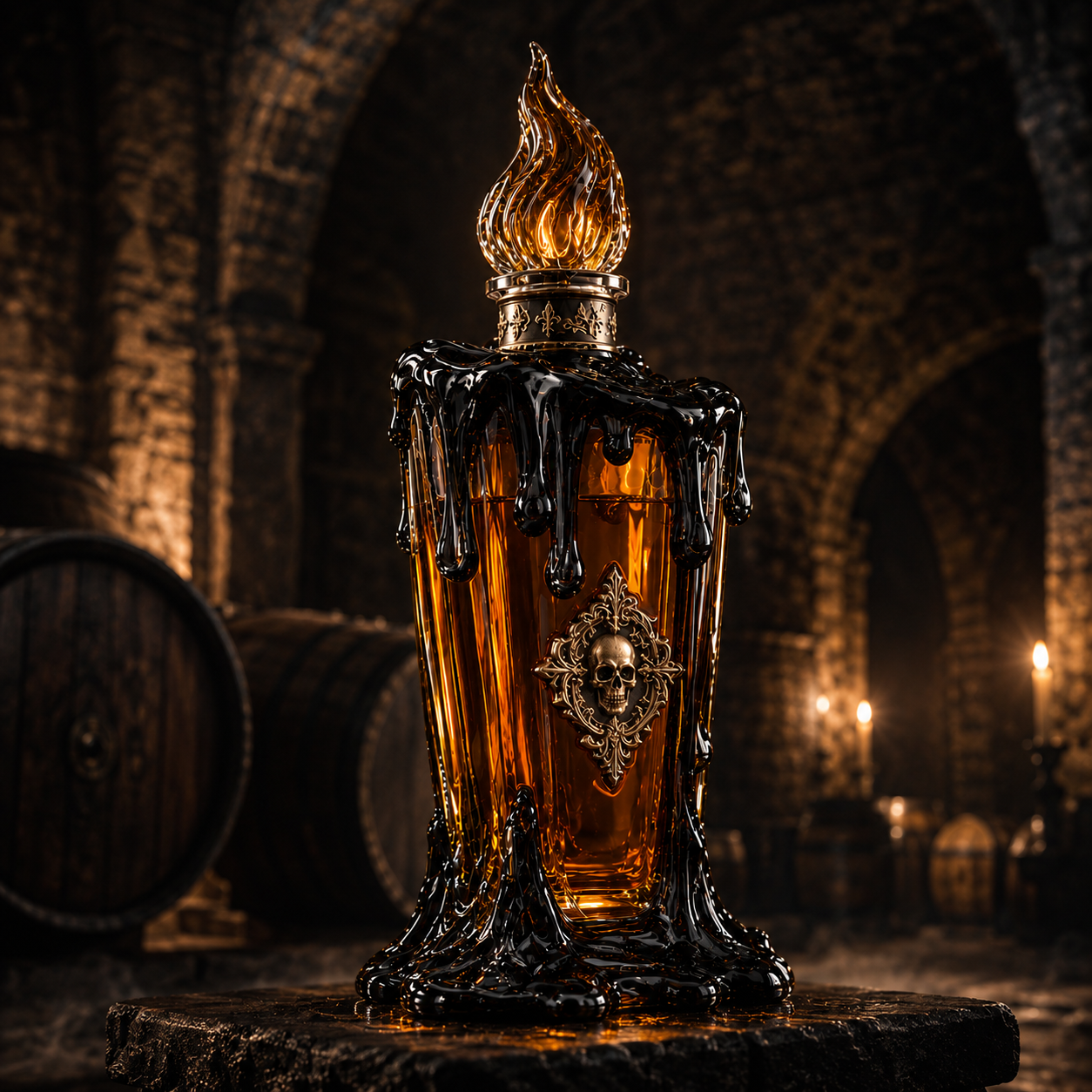 Halloween Series – Candle Wine Bottle Halloween Series – Candle Wine Bottle product view