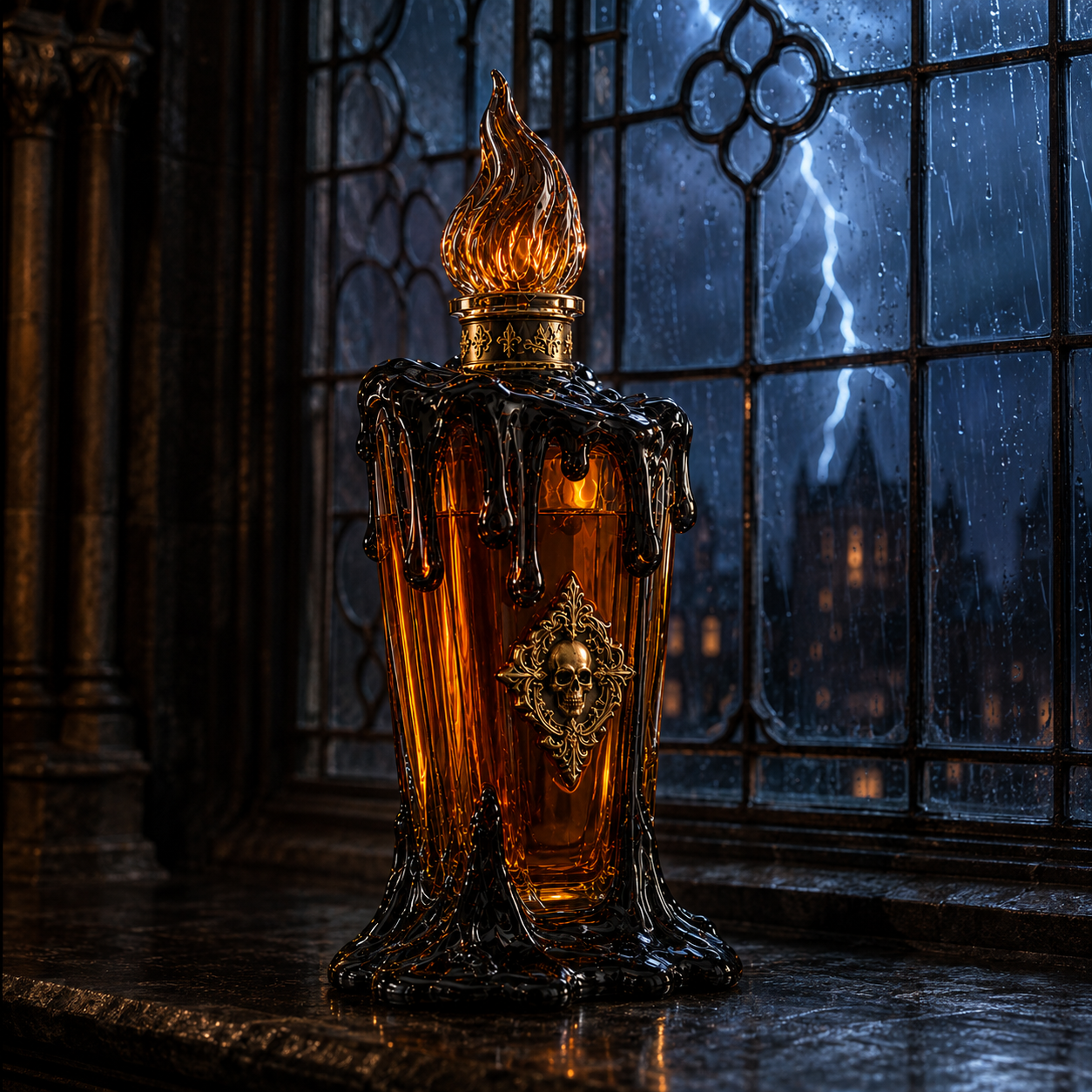 Halloween Series &ndash; Candle Wine Bottle Halloween Series &ndash; Candle Wine Bottle product view