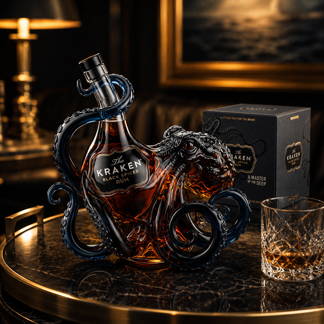 The Kraken Rum Edition 3D Octopus Bottle