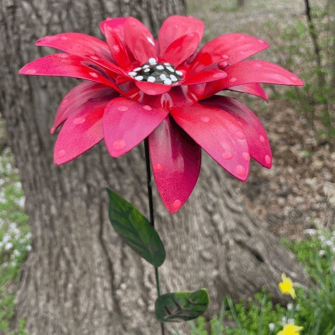 🔥SUMMER SALE 40% OFF🍀Metal Flowers Garden Stakes🍀