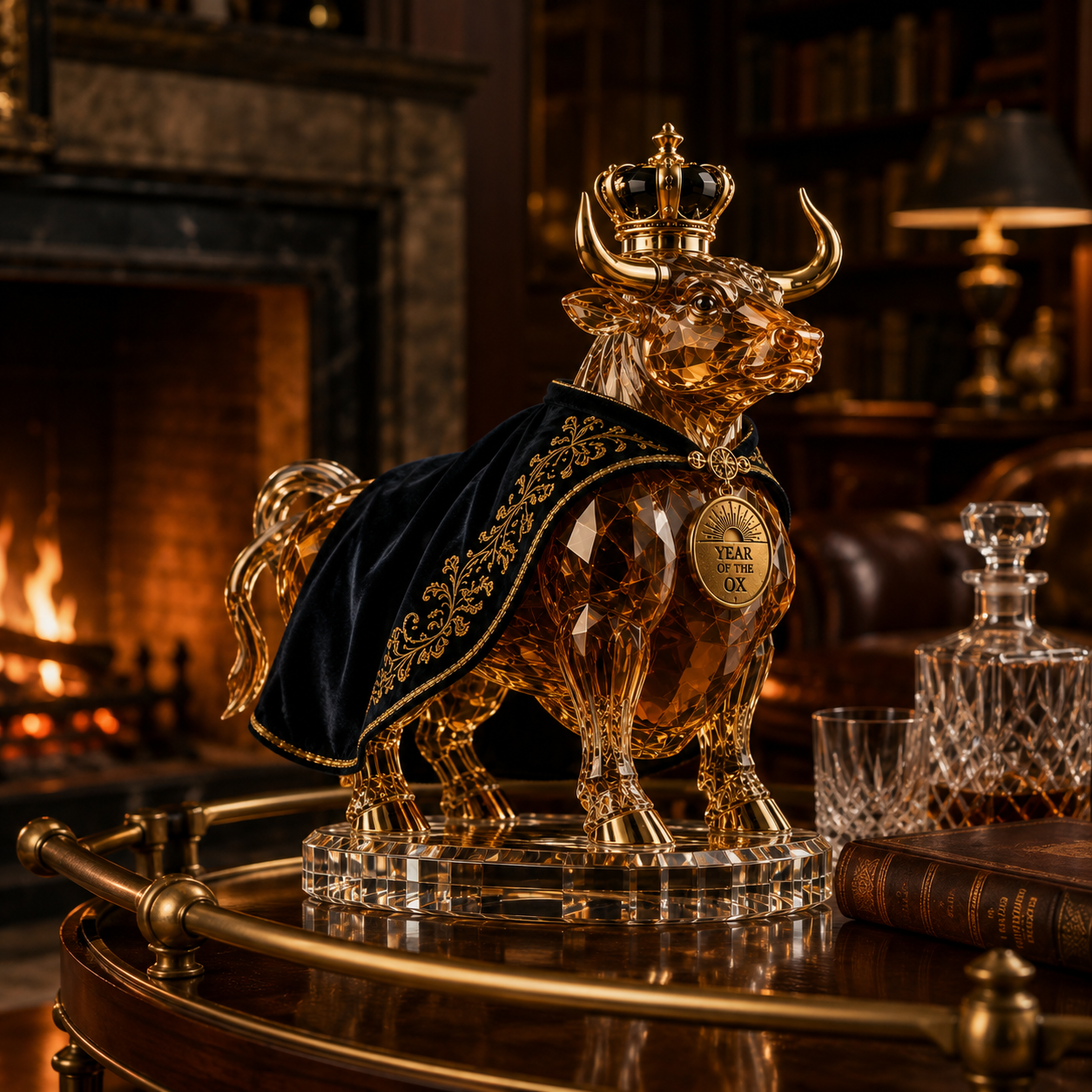 The Steadfast Builder™ —🐂 Year of the Ox Royal Collectible Whiskey Decanter