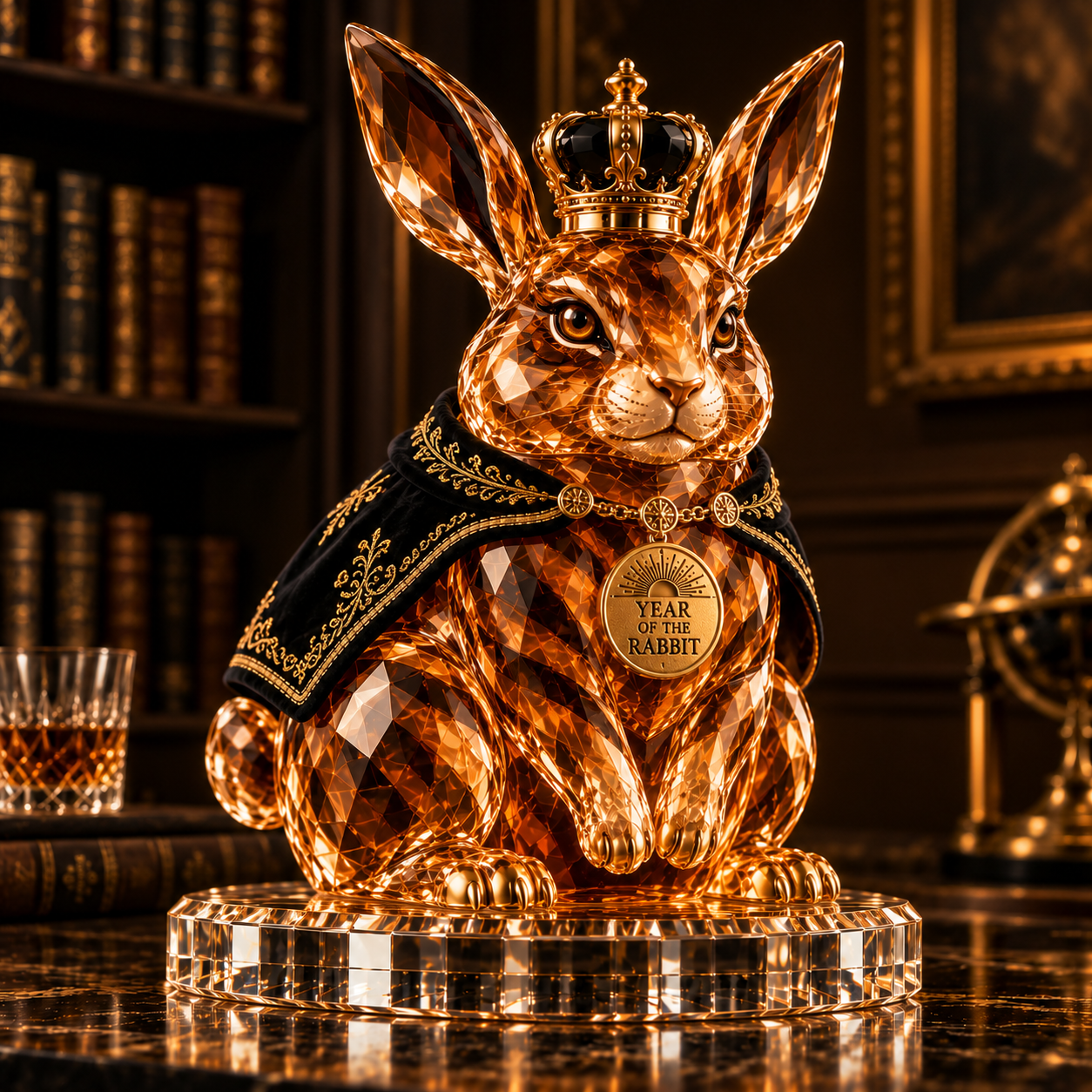 The Graceful Diplomat™ —🐇 Year of the Rabbit Royal Collectible Whiskey Decanter