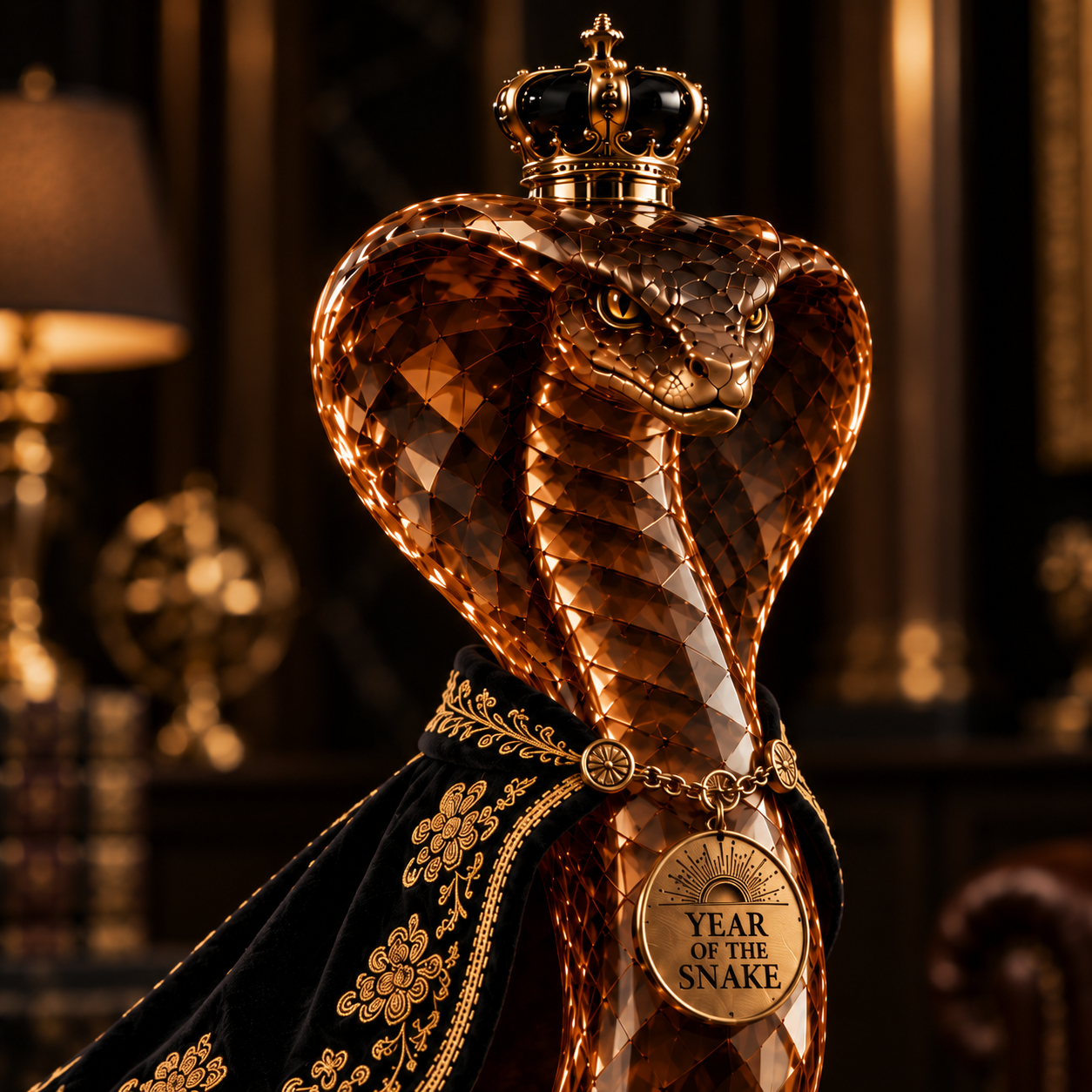 The Silent Sage™ — 🐍Year of the Snake Royal Collectible Whiskey Decanter