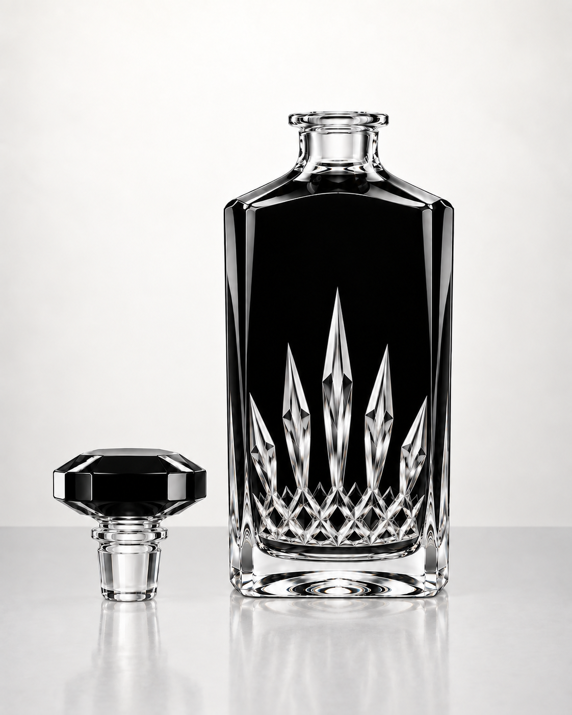 The Kaelvorny Eclipse Crown — Luxury Crystal Decanter