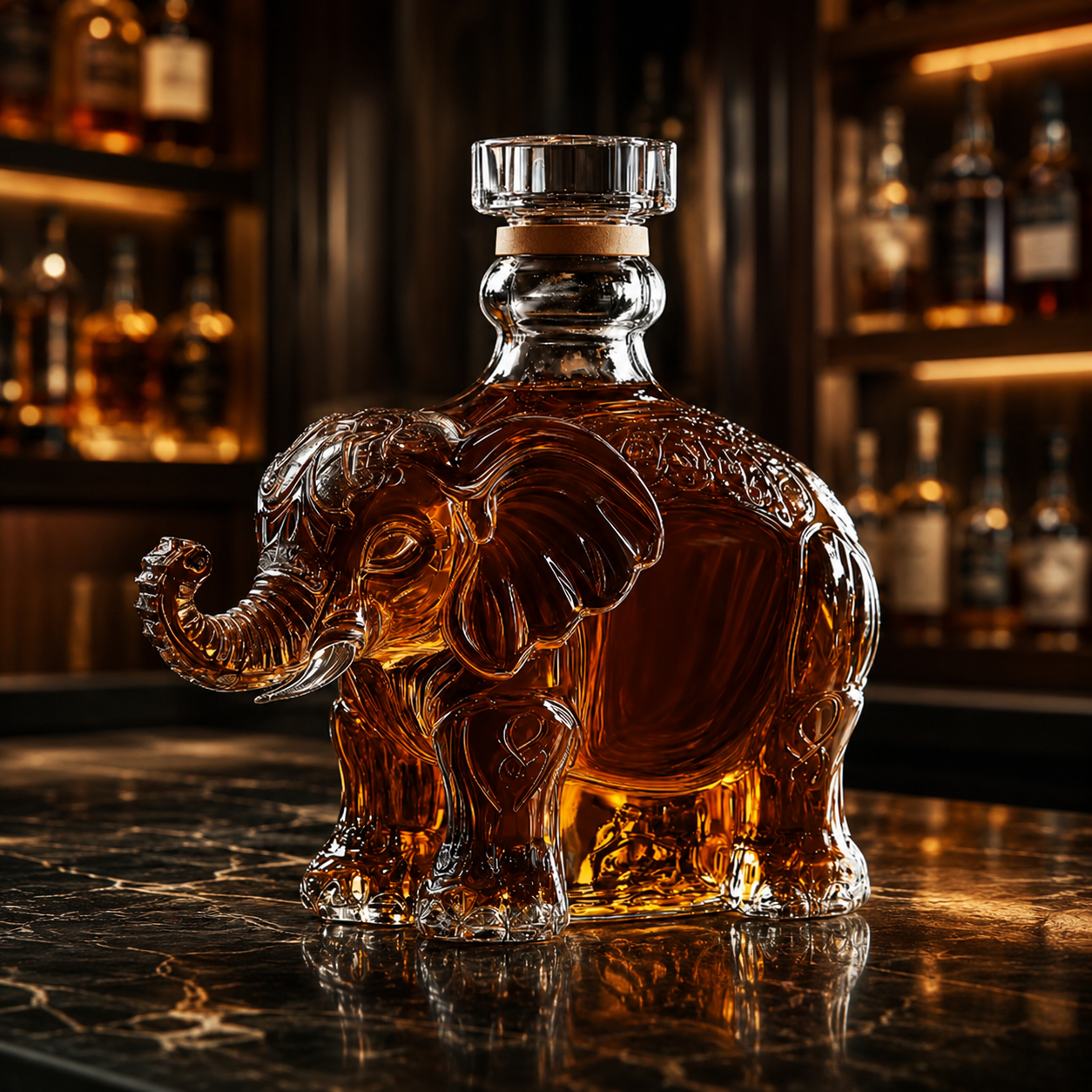 🐘 Elephant Whiskey Decanter – The Gift He’ll Never Expect, But Always Display