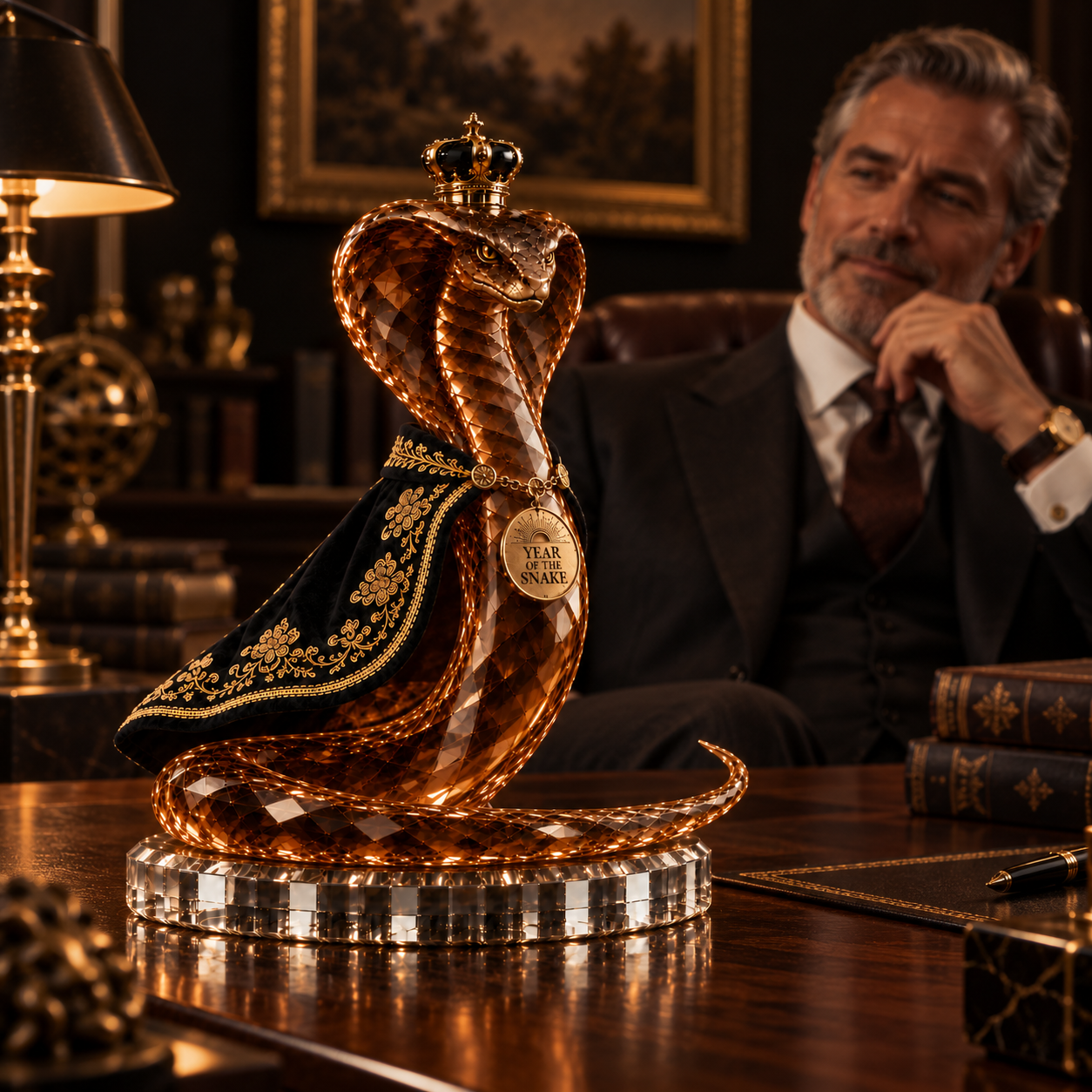 The Silent Sage™ — 🐍Year of the Snake Royal Collectible Whiskey Decanter