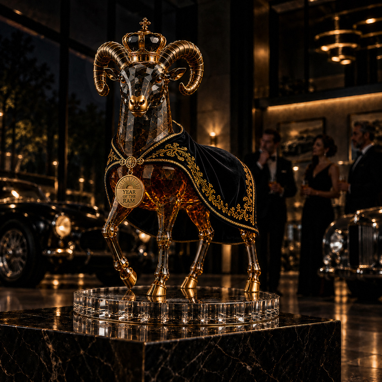 The Inspired Creator™ — 🐑Year of the Goat Royal Collectible Whiskey Decanter