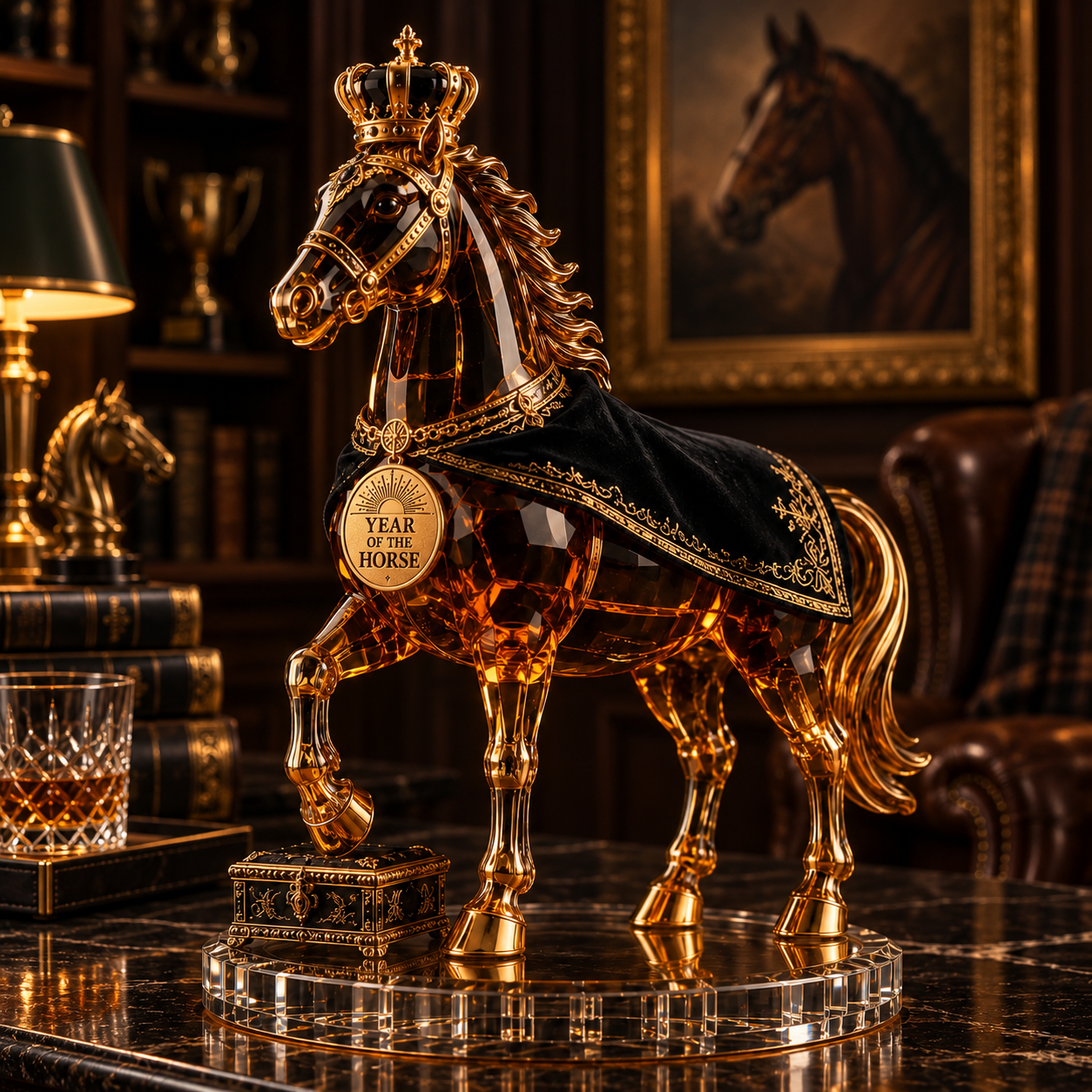 The Unbound Pioneer™ — 🐴Year of the Horse Royal Collectible Whiskey Decanter