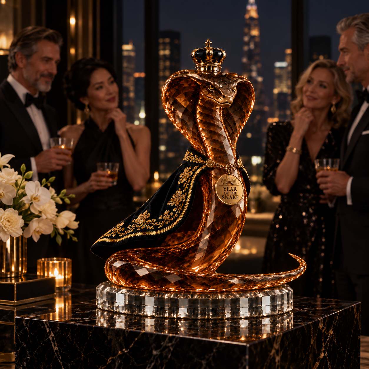 The Silent Sage™ — 🐍Year of the Snake Royal Collectible Whiskey Decanter