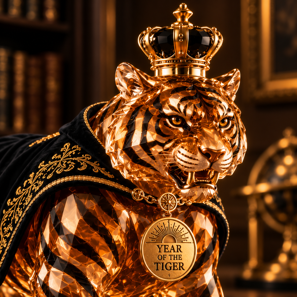 The Fearless Challenger™ —🐅 Year of the Tiger Royal Collectible Whiskey Decanter