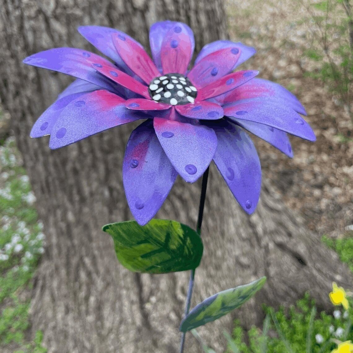 🔥SUMMER SALE 40% OFF🍀Metal Flowers Garden Stakes🍀