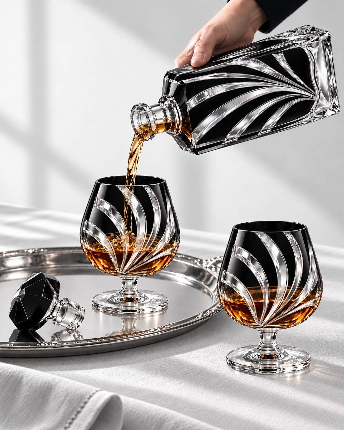 The Kaelvorny Imperial Aurora — Luxury Crystal Decanter