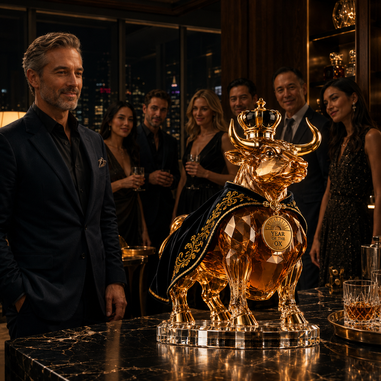 The Steadfast Builder™ —🐂 Year of the Ox Royal Collectible Whiskey Decanter