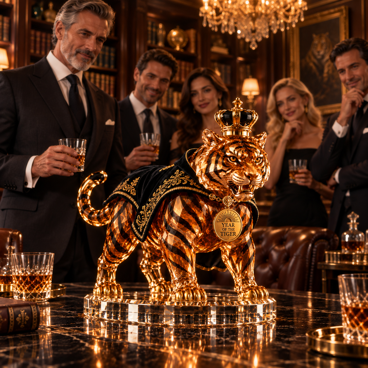 The Fearless Challenger™ —🐅 Year of the Tiger Royal Collectible Whiskey Decanter