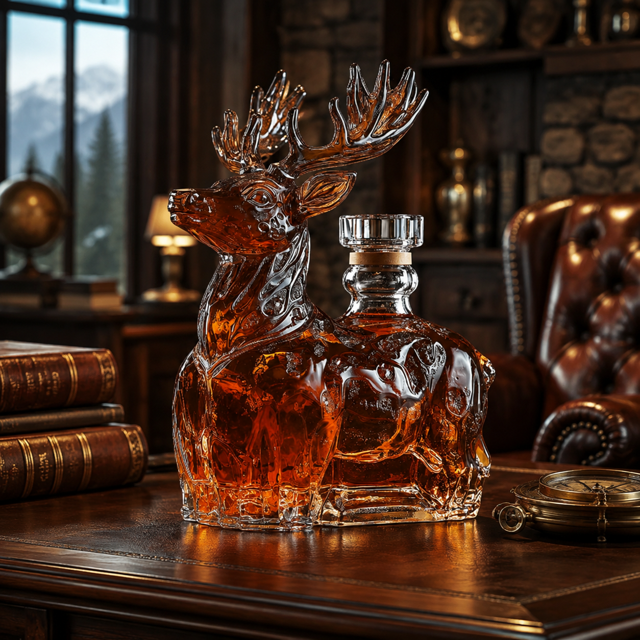 🦌 Stag Whiskey Decanter – A One-of-a-Kind Gift He’ll Proudly Display