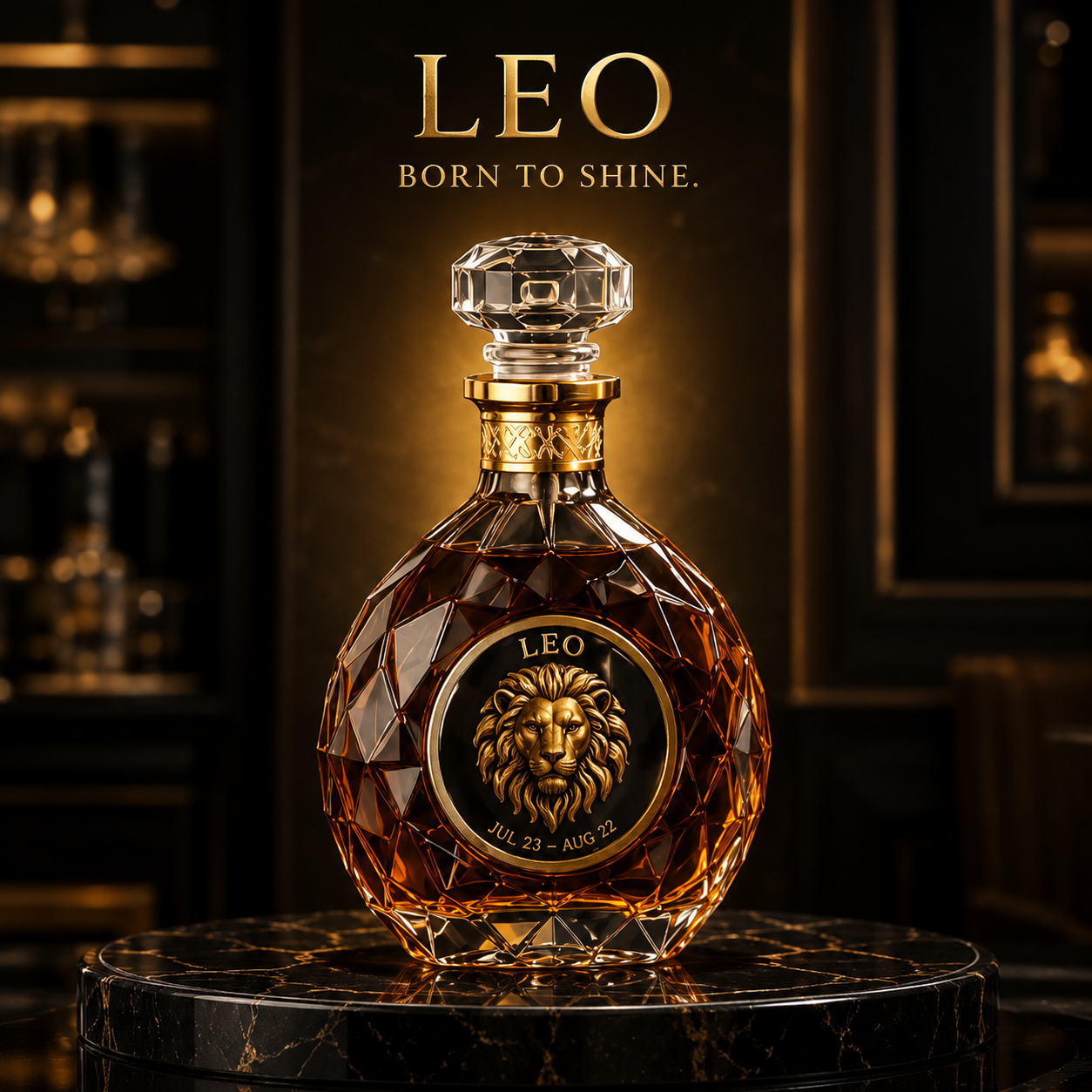 ♌️Leo Crystal Whiskey Decanter🦁—Luxurious Lion-Shaped Collector's Decanter