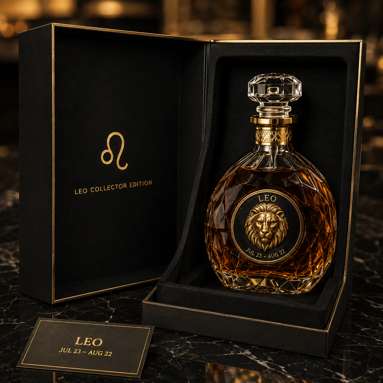 ♌️Leo Crystal Whiskey Decanter🦁—Luxurious Lion-Shaped Collector's Decanter