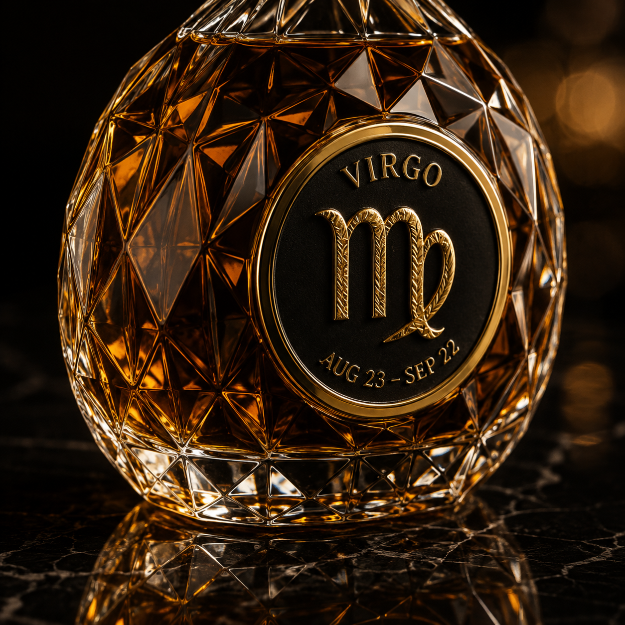 ♍️Virgo Crystal Whiskey Decanter—A Collector-Grade Decanter with a Luxurious Design