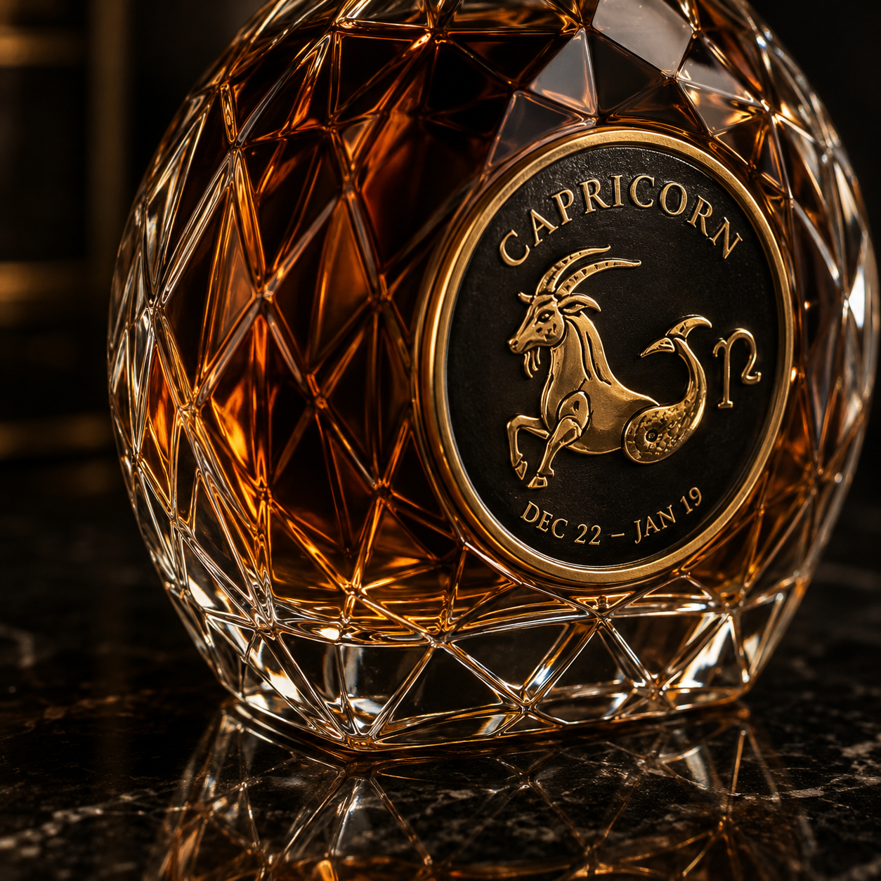 ♑️Capricorn Crystal Whiskey Decanter—A Luxurious, Collector-Grade Decanter Shaped Like a Capricorn