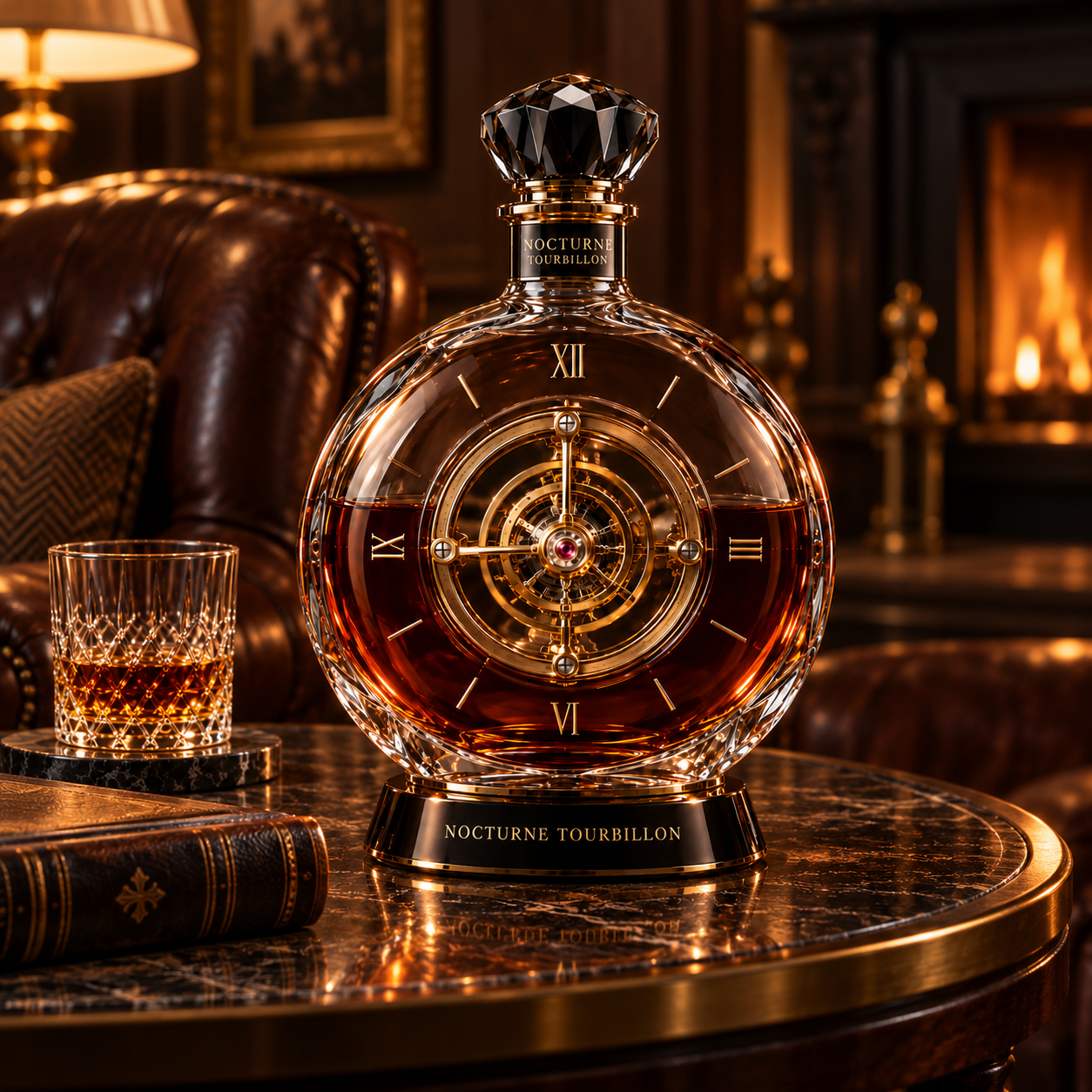 The Kaelvorny Nocturne Tourbillon — Horology-Inspired Luxury Decanter