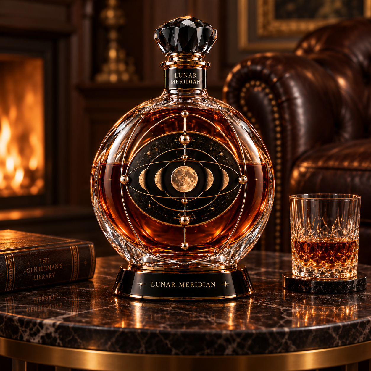 The Kaelvorny Lunar Meridian — Celestial Horology-Inspired Luxury Decanter