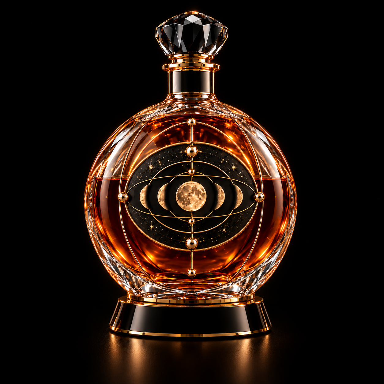 The Kaelvorny Lunar Meridian — Celestial Horology-Inspired Luxury Decanter