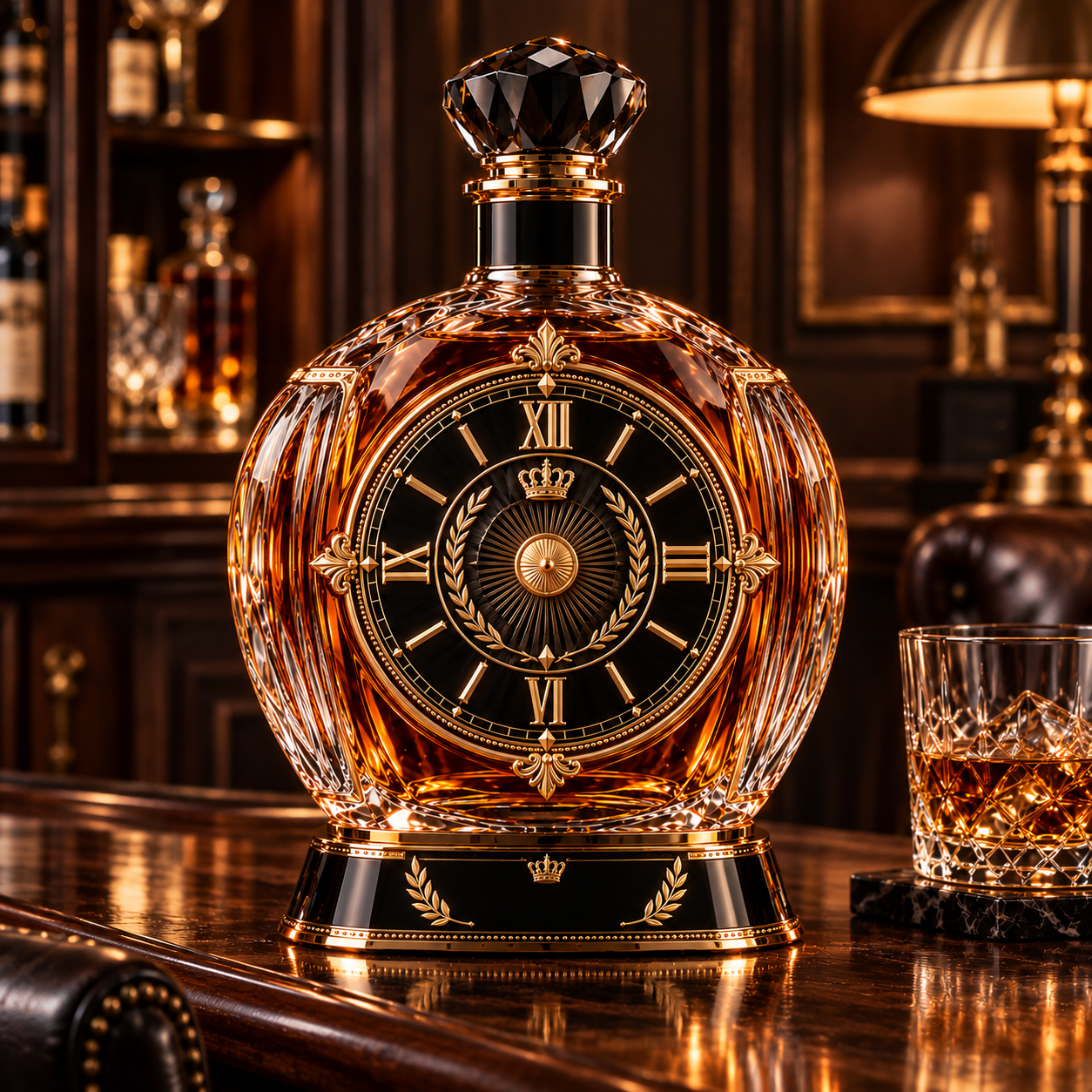 The Kaelvorny Imperial Dial — Imperial Horology-Inspired Luxury Decanter