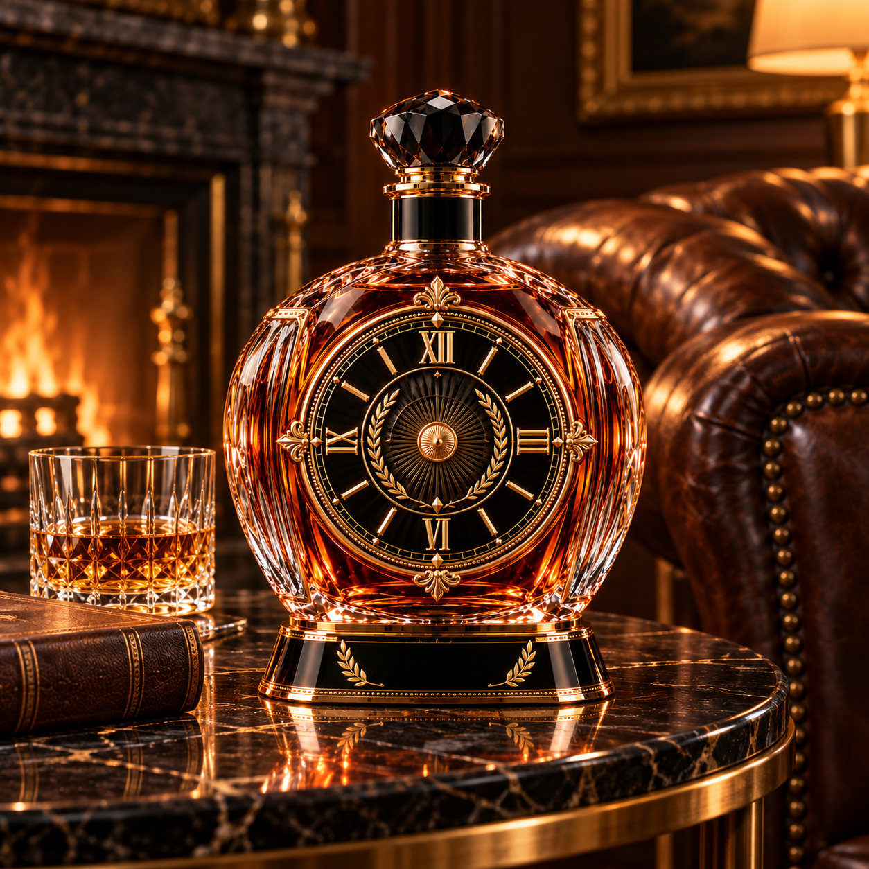 The Kaelvorny Imperial Dial — Imperial Horology-Inspired Luxury Decanter