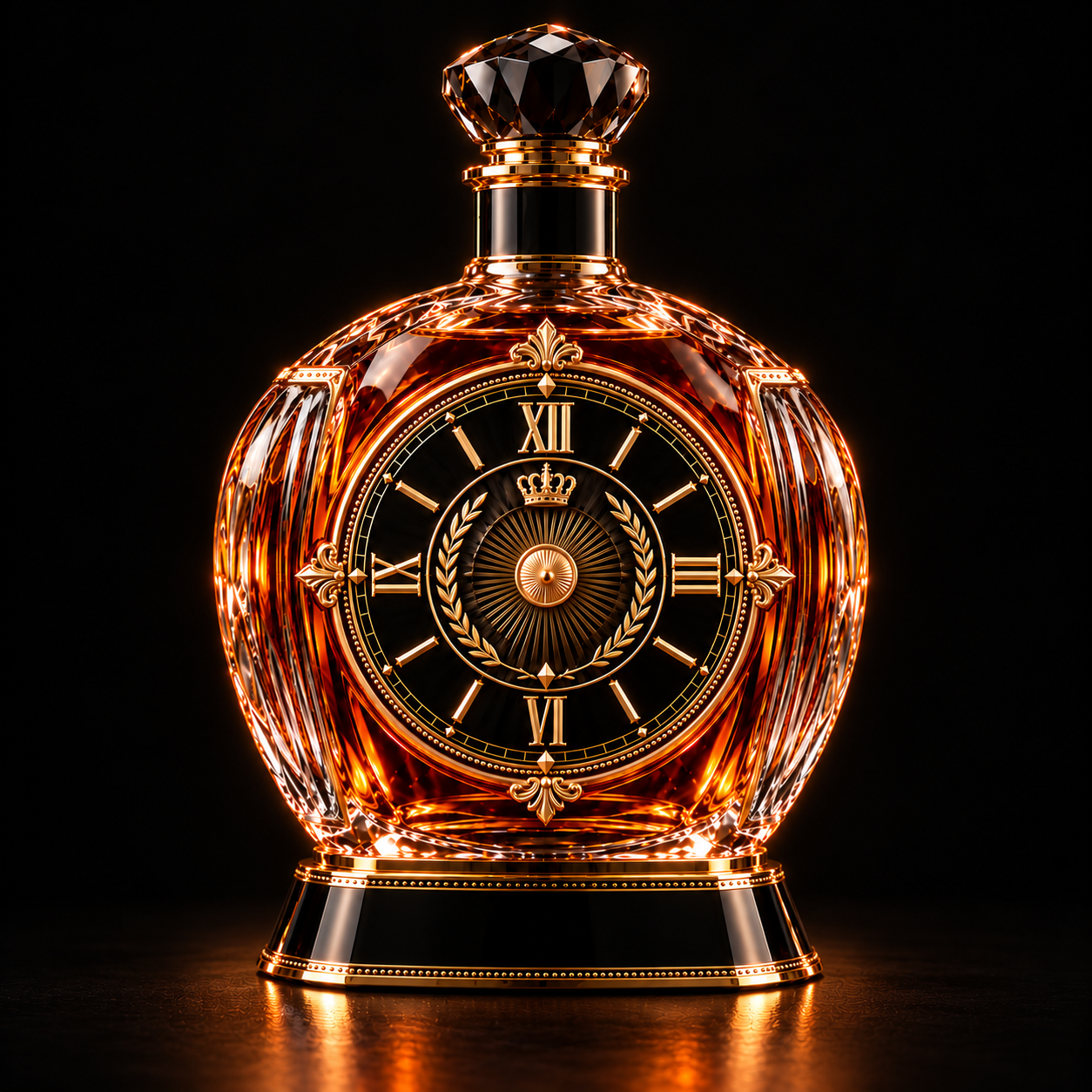 The Kaelvorny Imperial Dial — Imperial Horology-Inspired Luxury Decanter