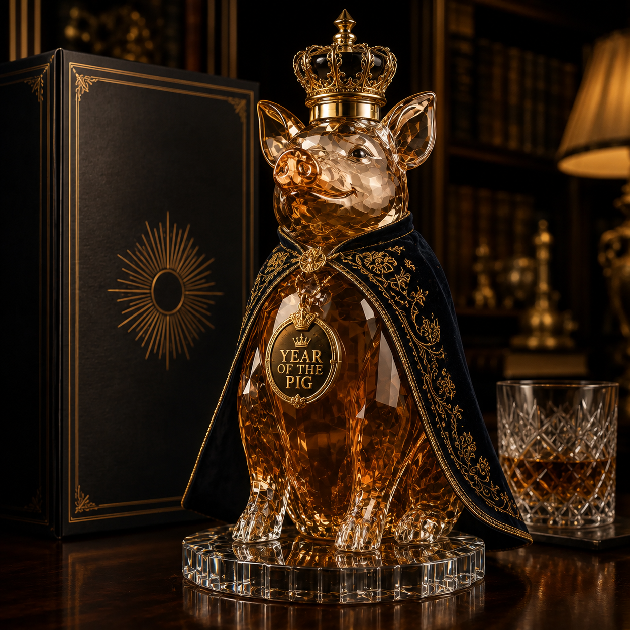 The Generous Benefactor™ — 🐖Year of the Pig Royal Collectible Whiskey Decanter
