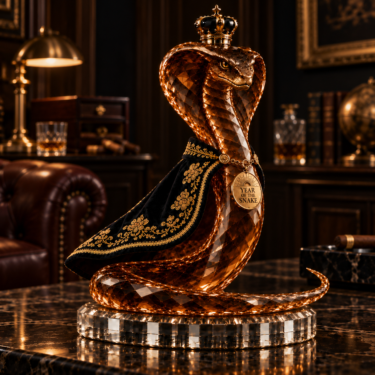 The Silent Sage™ — 🐍Year of the Snake Royal Collectible Whiskey Decanter
