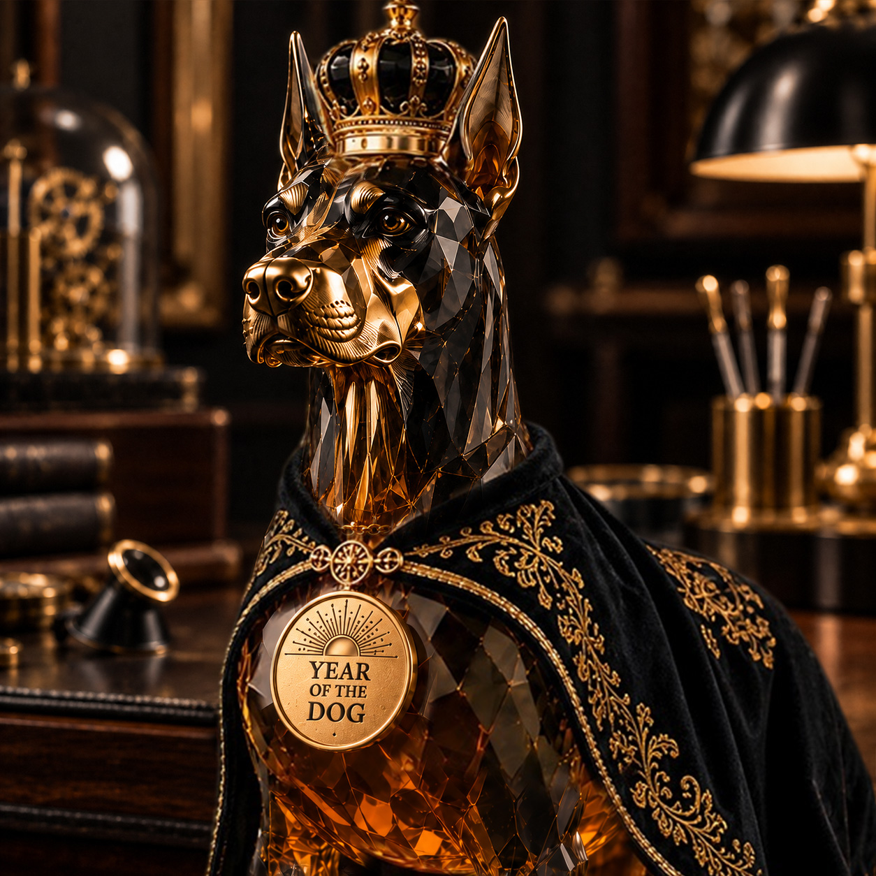 The Loyal Guardian™ — 🐕Year of the Dog Royal Collectible Whiskey Decanter 