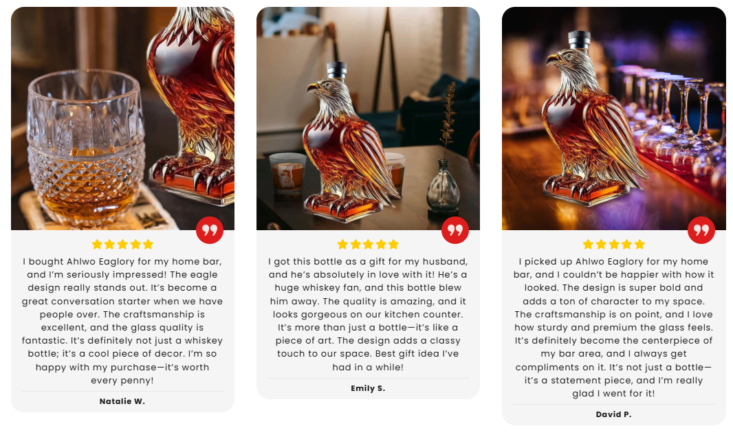 🦅Whiskey Bottle – A Masterpiece of Craftsmanship and Strength, Capturing the Spirit of Freedom in Every Detail