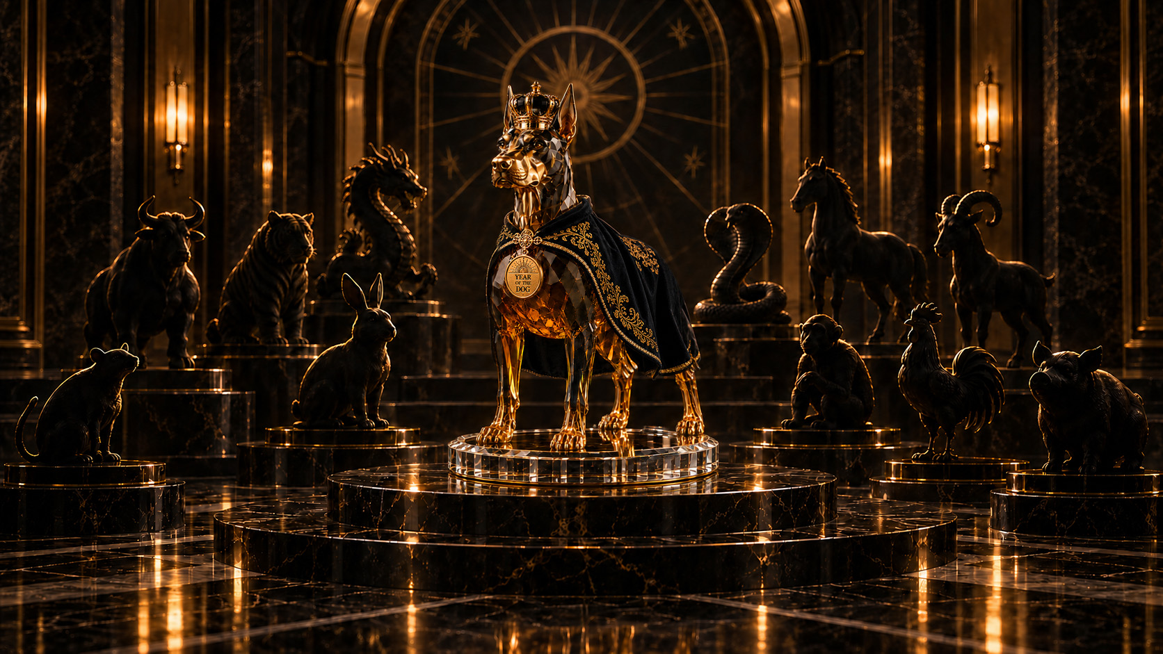 The Loyal Guardian™ — 🐕Year of the Dog Royal Collectible Whiskey Decanter 