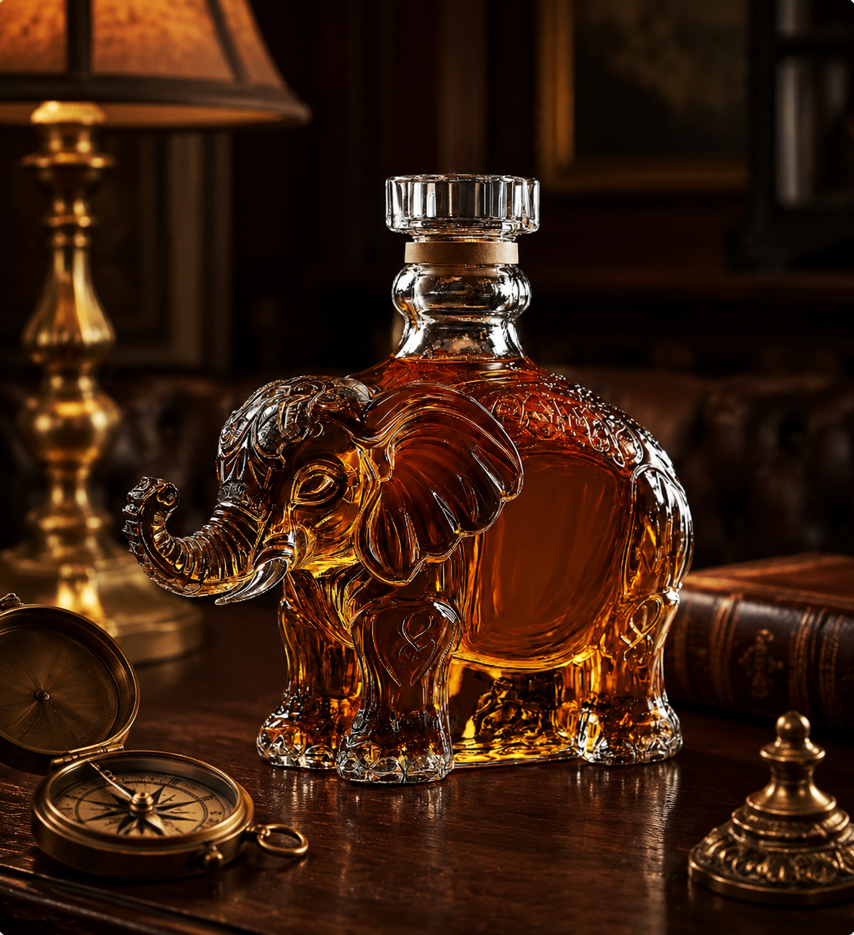 🐘 Elephant Whiskey Decanter – The Gift He’ll Never Expect, But Always Display