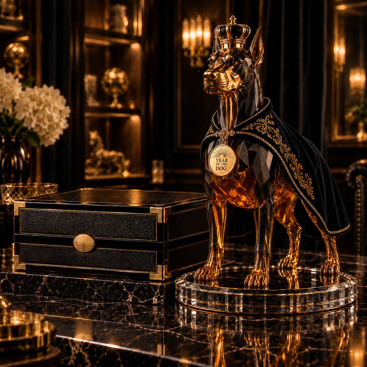 The Loyal Guardian™ — 🐕Year of the Dog Royal Collectible Whiskey Decanter 