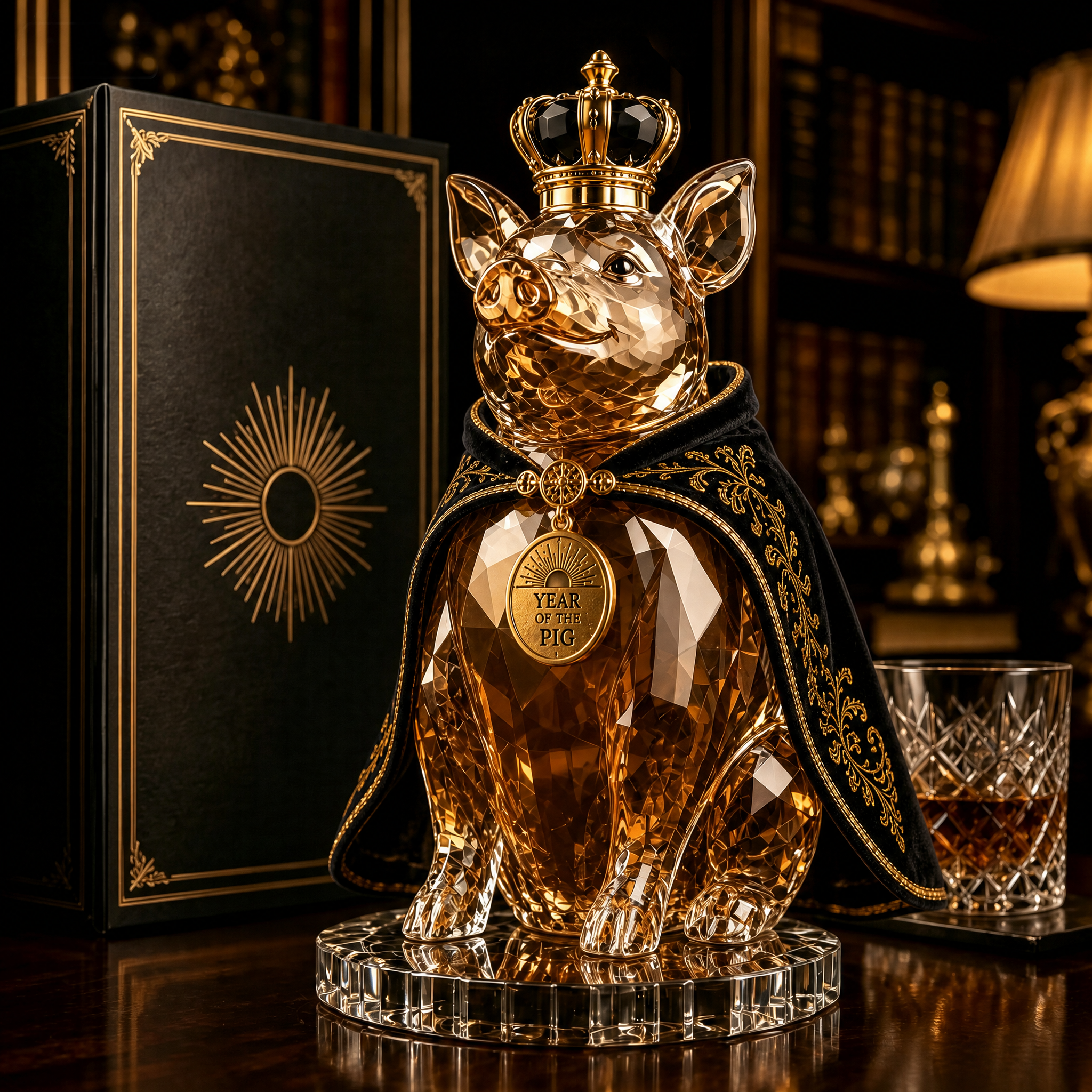 The Generous Benefactor™ — 🐖Year of the Pig Royal Collectible Whiskey Decanter