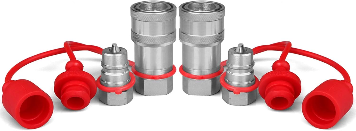 1/4" NPT ISO 7241-B Hydraulic Quick Connect Couplers