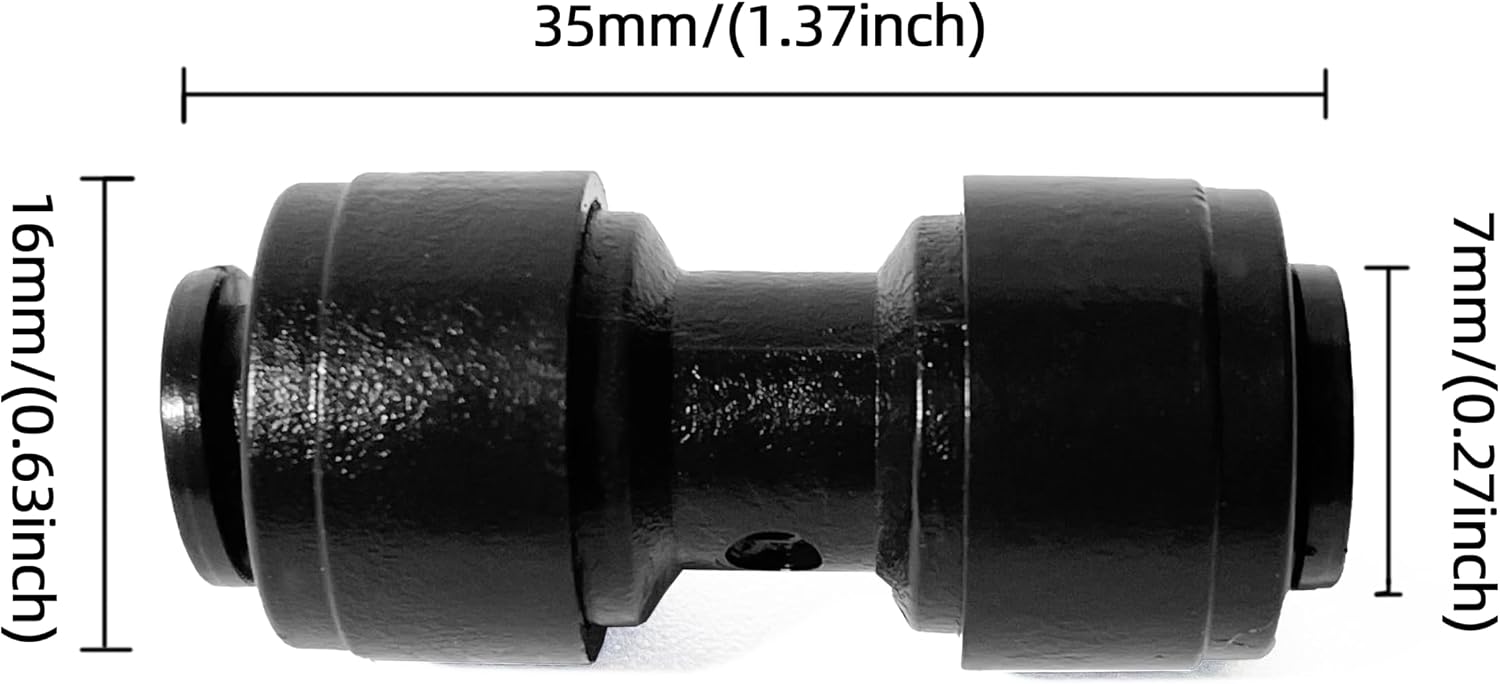 30 Pack Quick Connect 1/4" Drip Irrigation Coupling Connectors