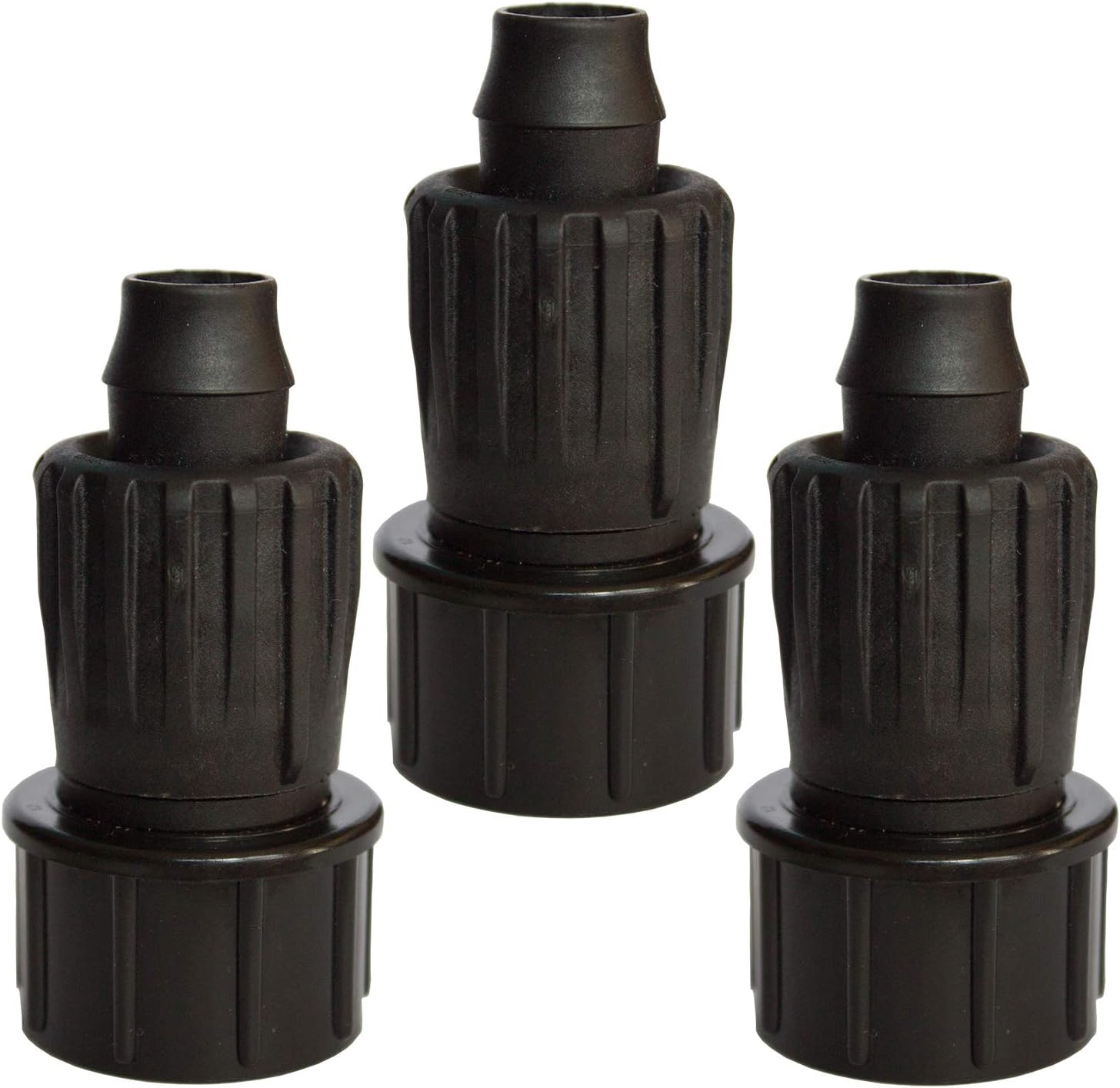 3-Pack 1/2 Inch Drip Irrigation Tubing to Faucet/Garden Hose Adapter