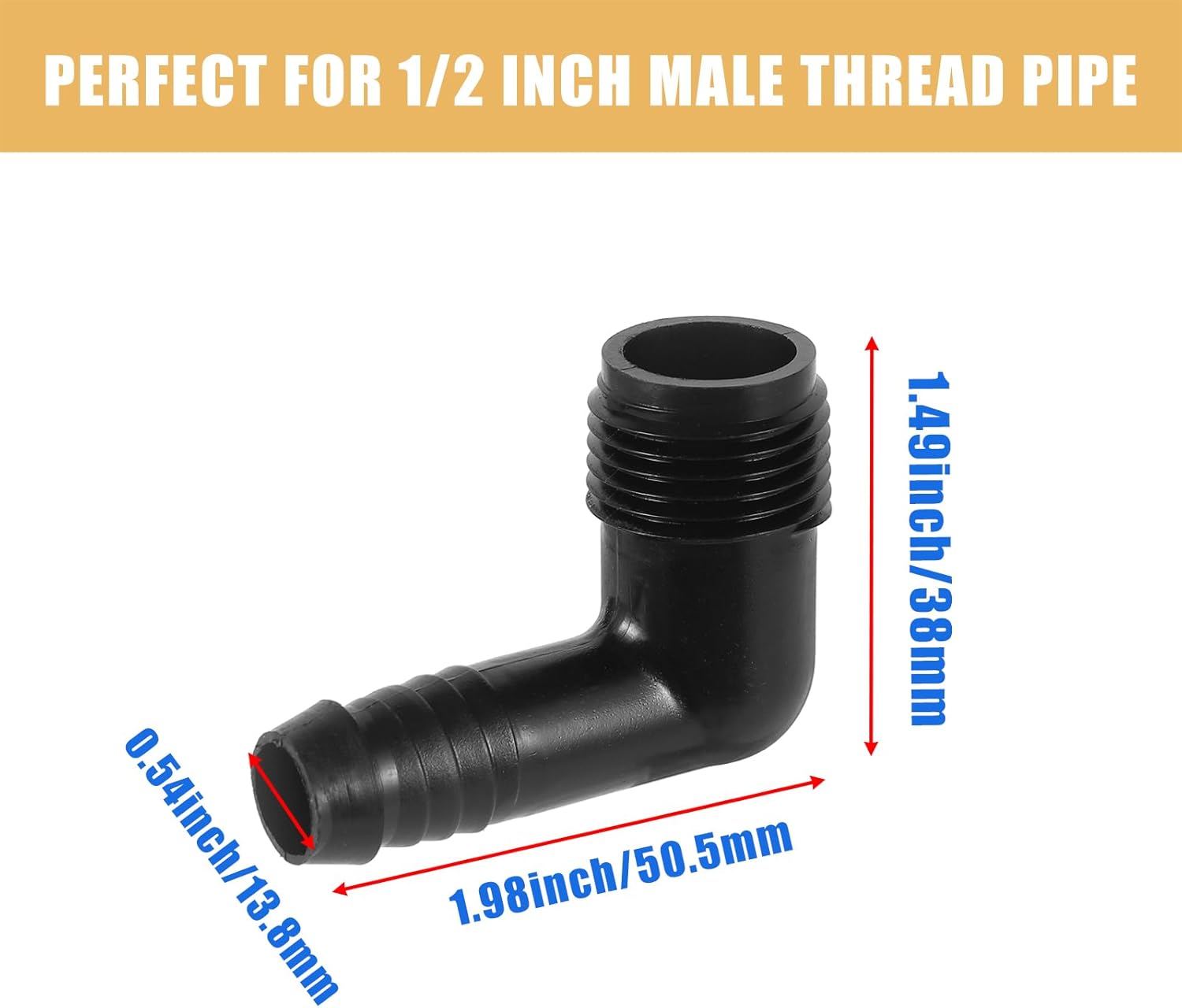 10pc Drip Irrigation Adapter