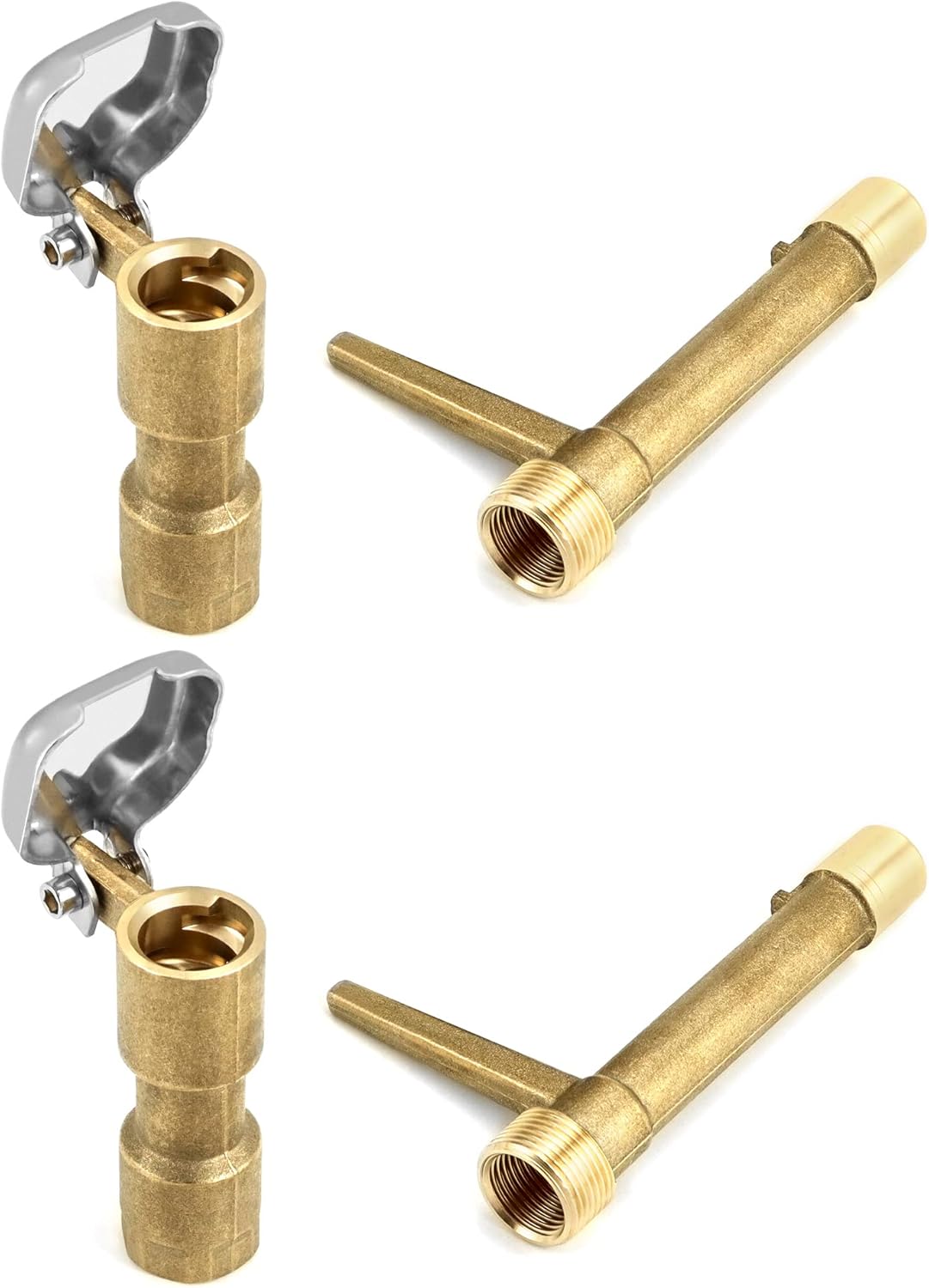  2 Sets G3/4 BSP Brass Quick Coupler Valves