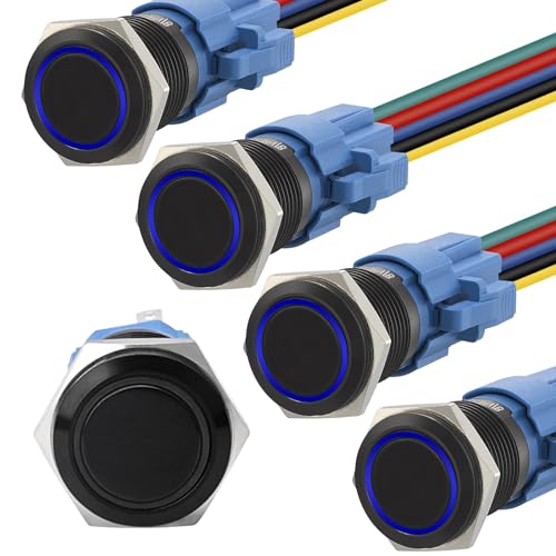 5pcs 16mm Momentary led Push Button