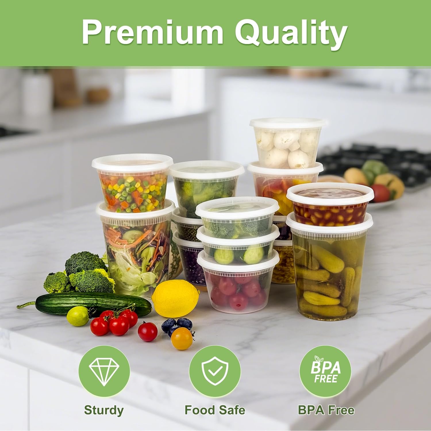 Deli Containers with Lids