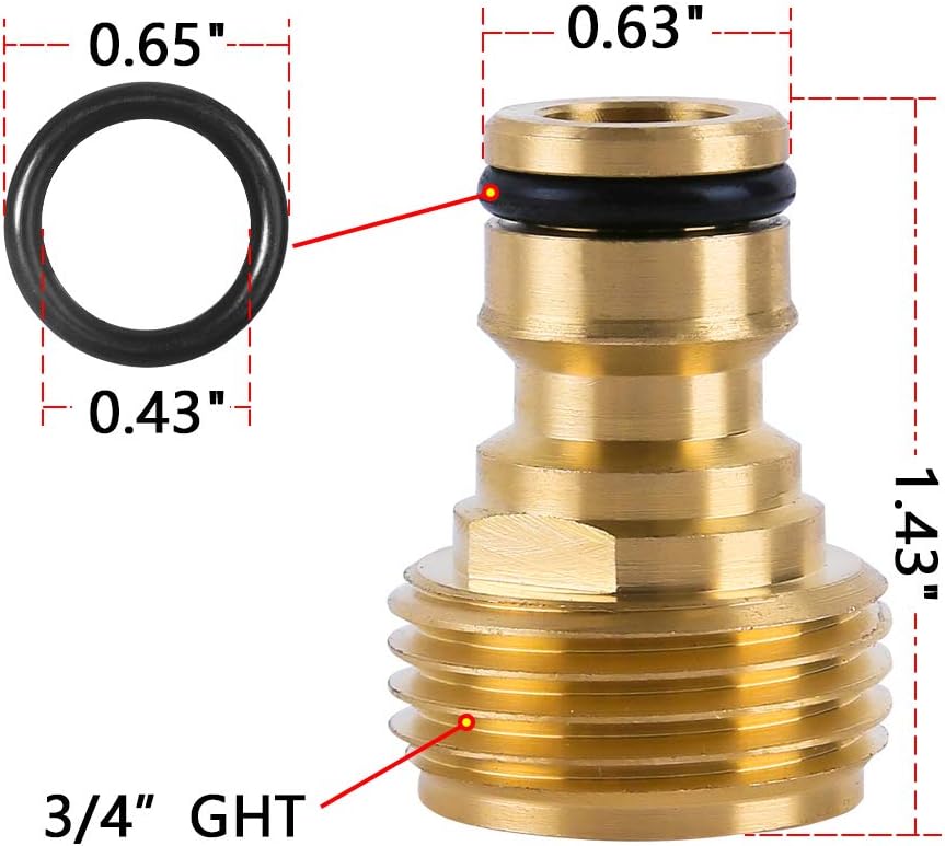 Garden Hose Quick Connect Solid