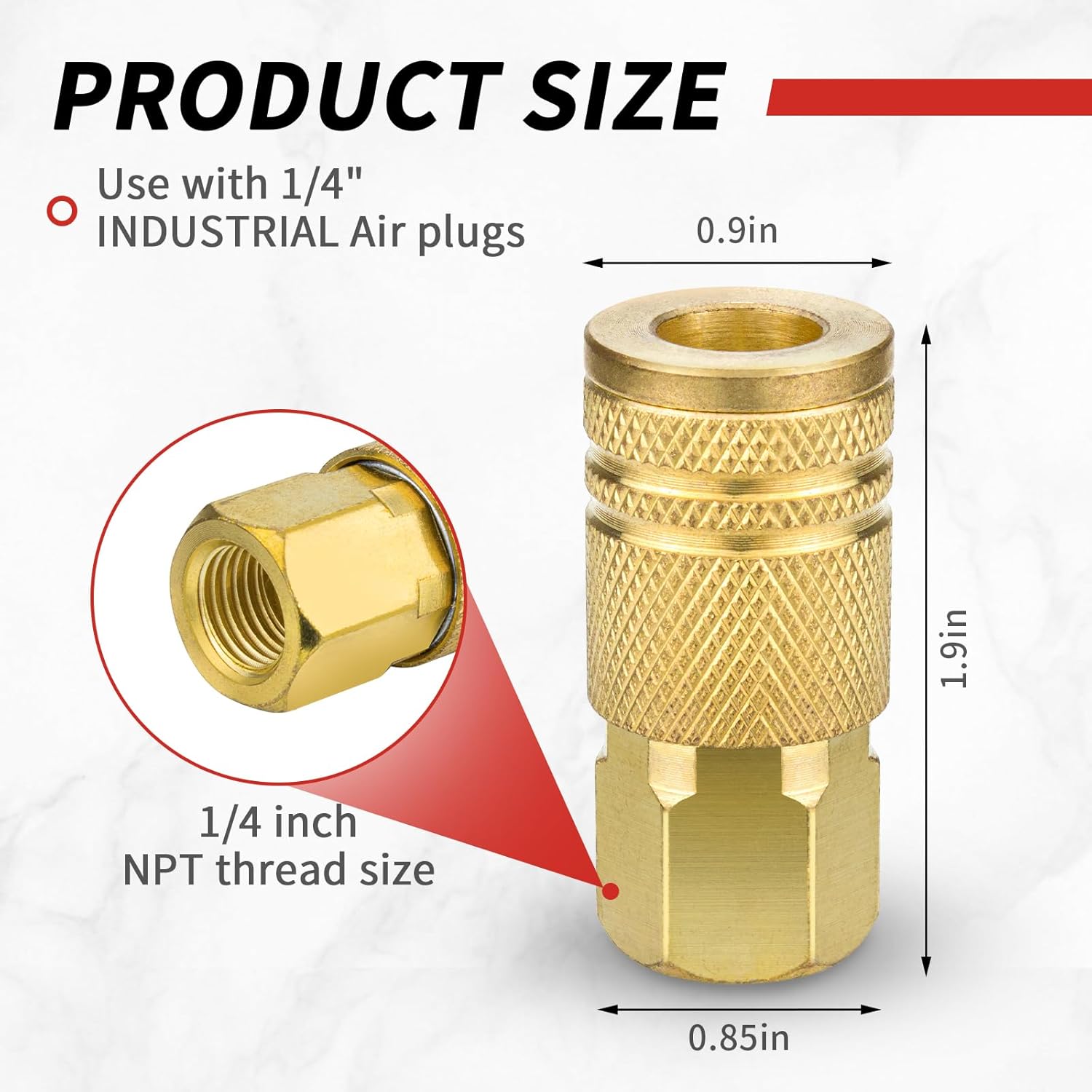 10 Pack Quick Connect Air Couplers for Air Hose Accessories