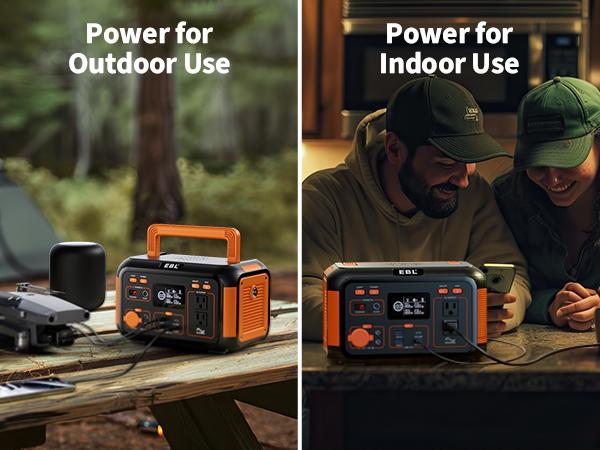 EBL 500W Portable Power Station | 444Wh Solar Generator for Camping, Home & Emergency Backup EBL 500W Portable Power Station | 444Wh Solar Generator for Camping, Home & Emergency Backup