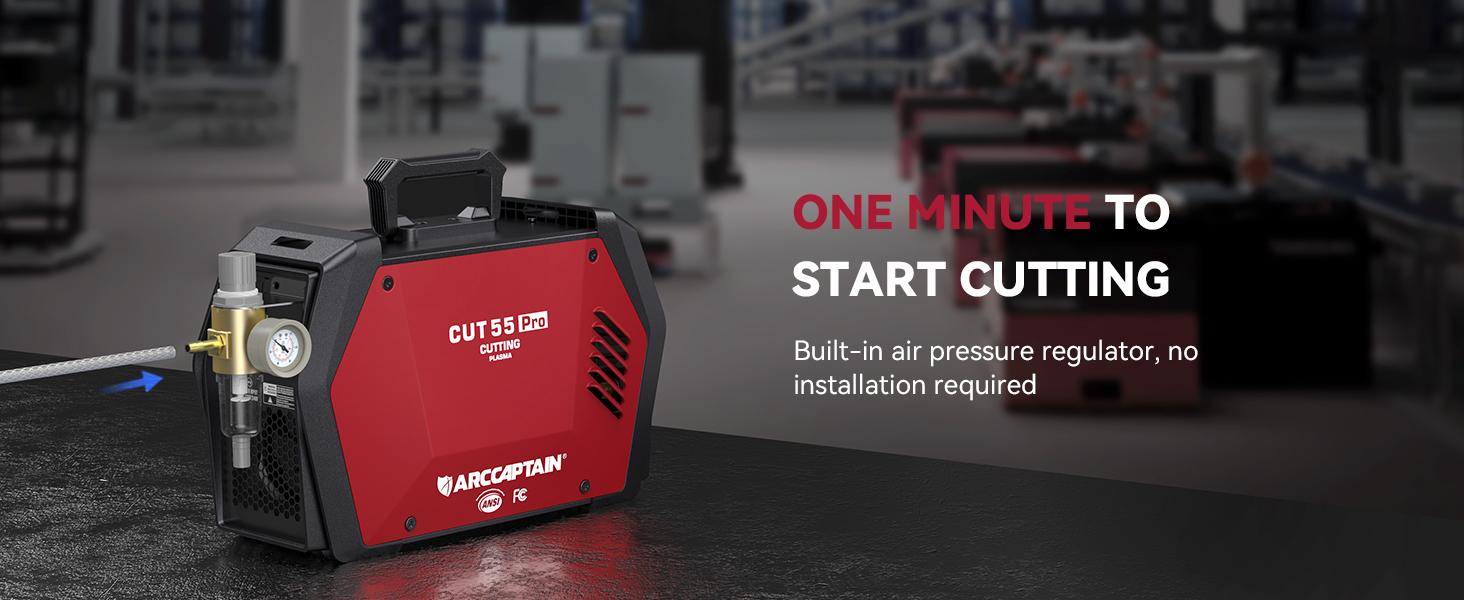 ARCCAPTAIN CUT55 Pro Plasma Cutter APP Control 55 Amp Non-Touch Pilot Arc 120V/240V Dual Voltage Large LED Display 2T/4T 3/4 Inch Cut DC Inverter IGBT High-Frequency Plasma Cutter for Stainless Steel Aluminum Iron Fabrication #Summervibes ARCCAPTAIN CUT55 Pro Plasma Cutter APP Control 55 Amp Non-Touch Pilot Arc 120V/240V Dual Voltage Large LED Display 2T/4T 3/4 Inch Cut DC Inverter IGBT High-Frequency Plasma Cutter for Stainless Steel Aluminum Iron Fabrication #Summervibes